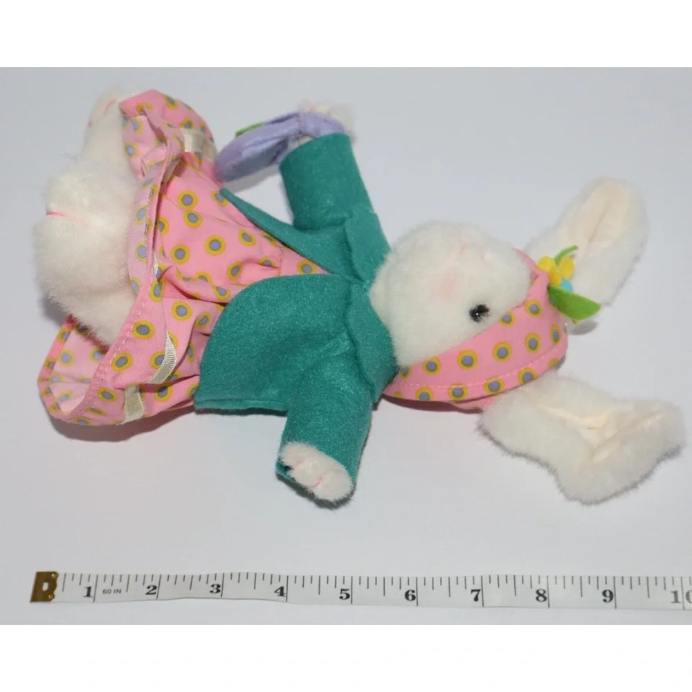 TARGET Easter Spring White Bunny Rabbit Dress Jacket Purse Hat Plush Decor